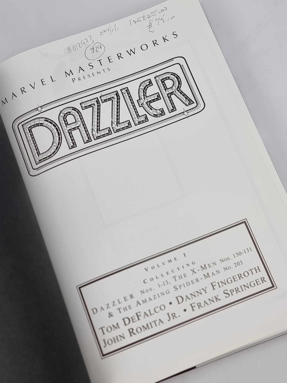 Marvel Masterworks: Dazzler Vol. 1 — 1st Edition, Limited