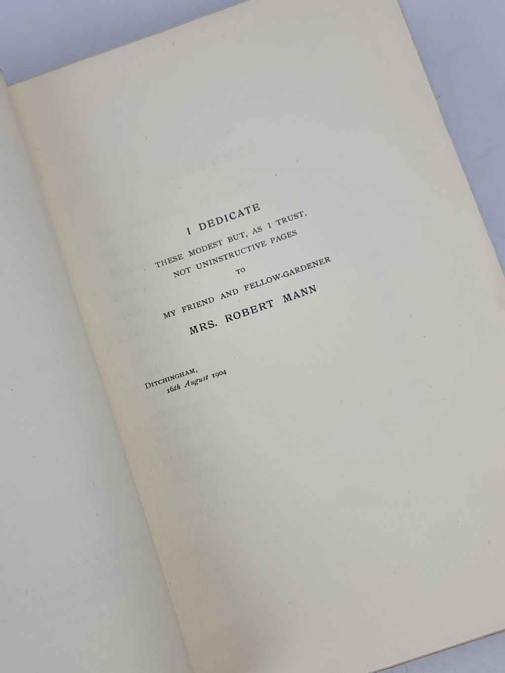 A Gardener's Year, H. Rider Haggard — 1st Edition
