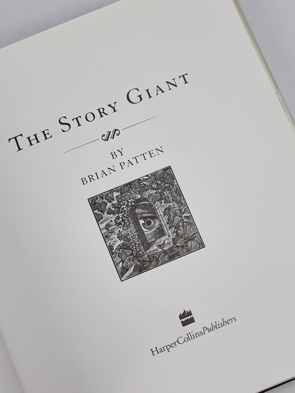 The Story Giant, Brian Patten — 1st Edition, Signed