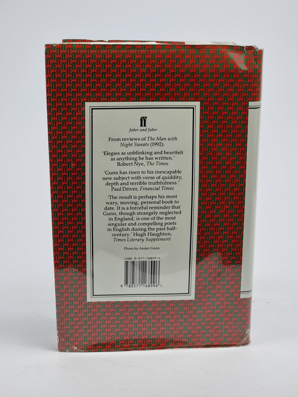 Collected Poems, Thom Gunn — Uncorrected Advance Proof