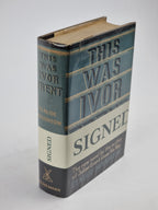 This Was Ivor Trent, Claude Houghton — 1st Edition, Signed