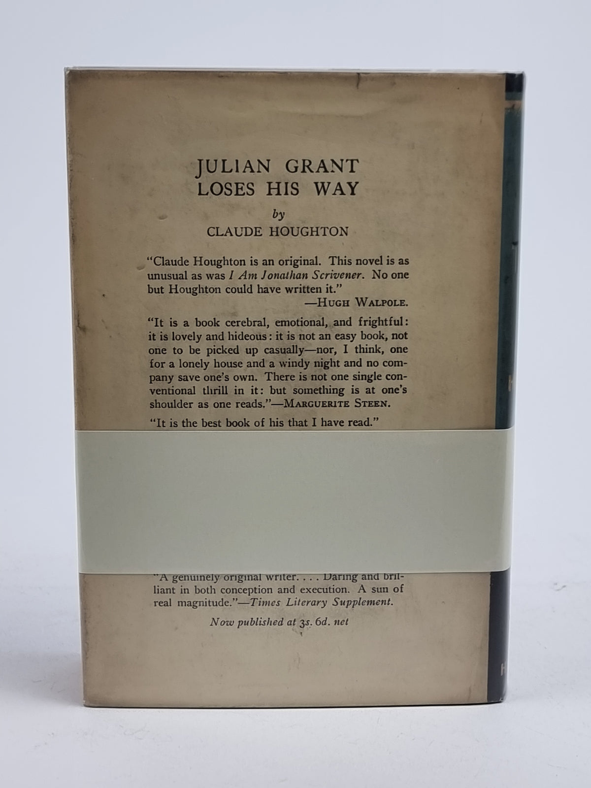 This Was Ivor Trent, Claude Houghton — 1st Edition, Signed
