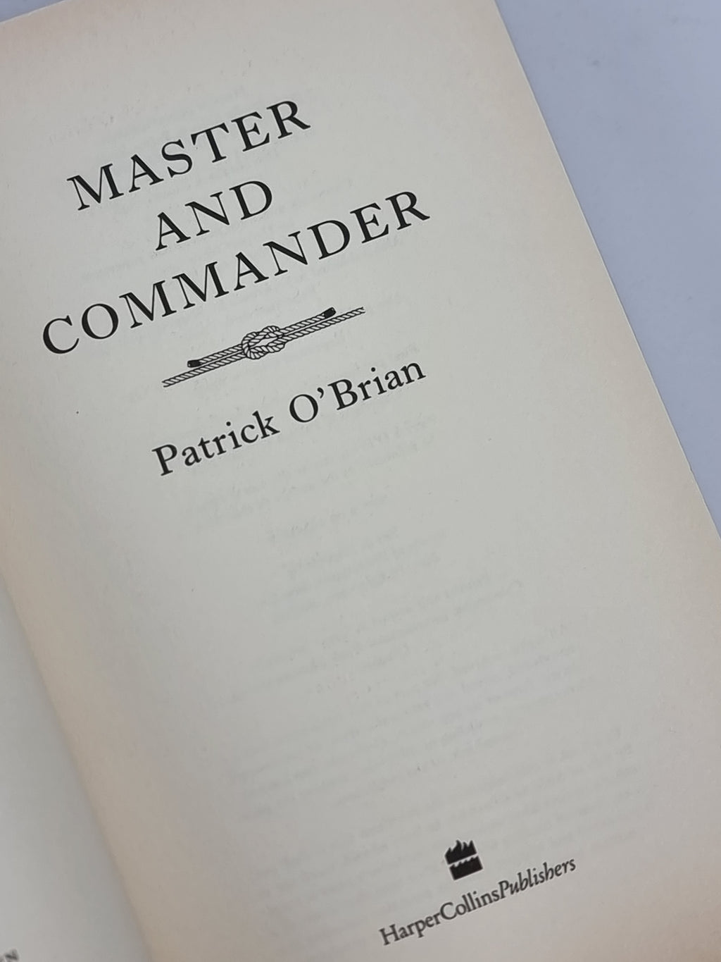Master and Commander, Patrick O'Brian — 1st Edition