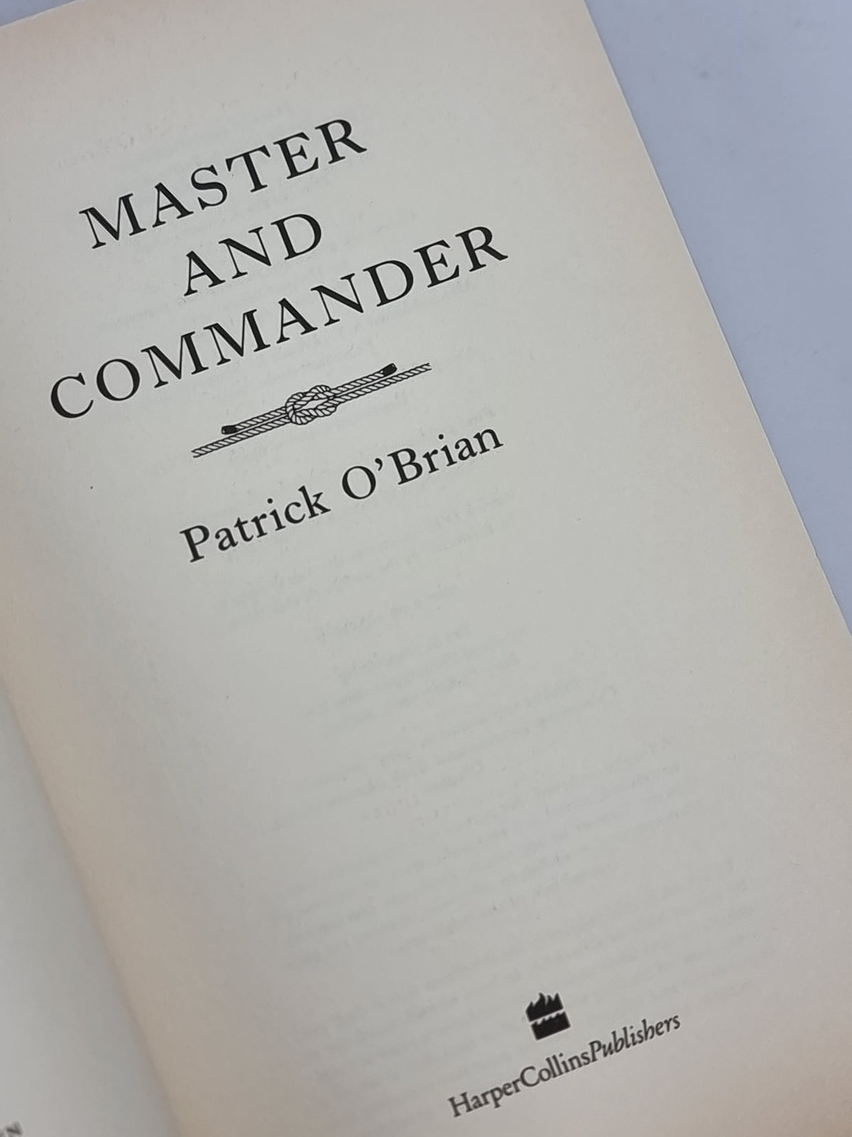 Master and Commander, Patrick O'Brian — 1st Edition