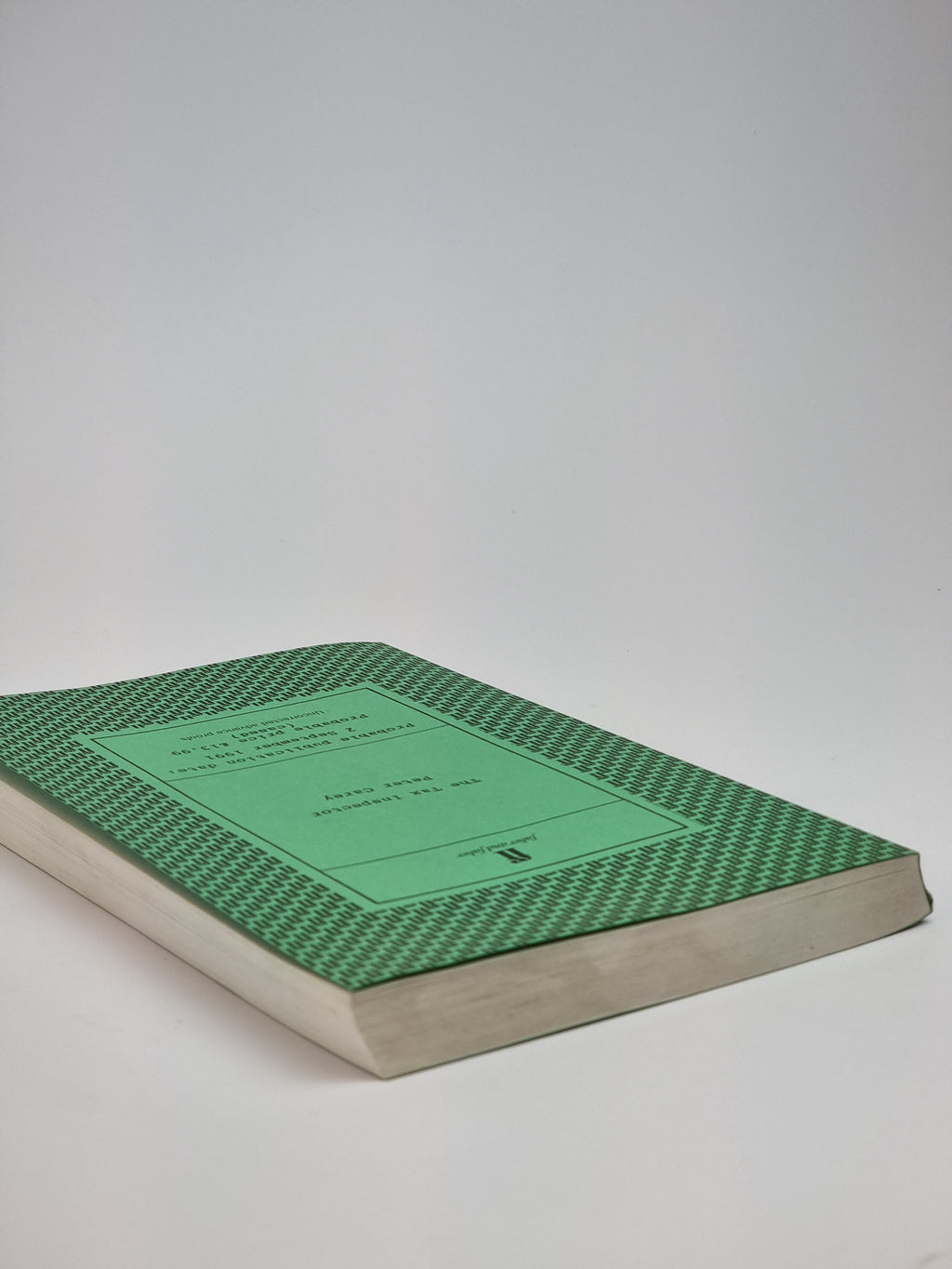 The Tax Inspector, Peter Carey — Advance Proof
