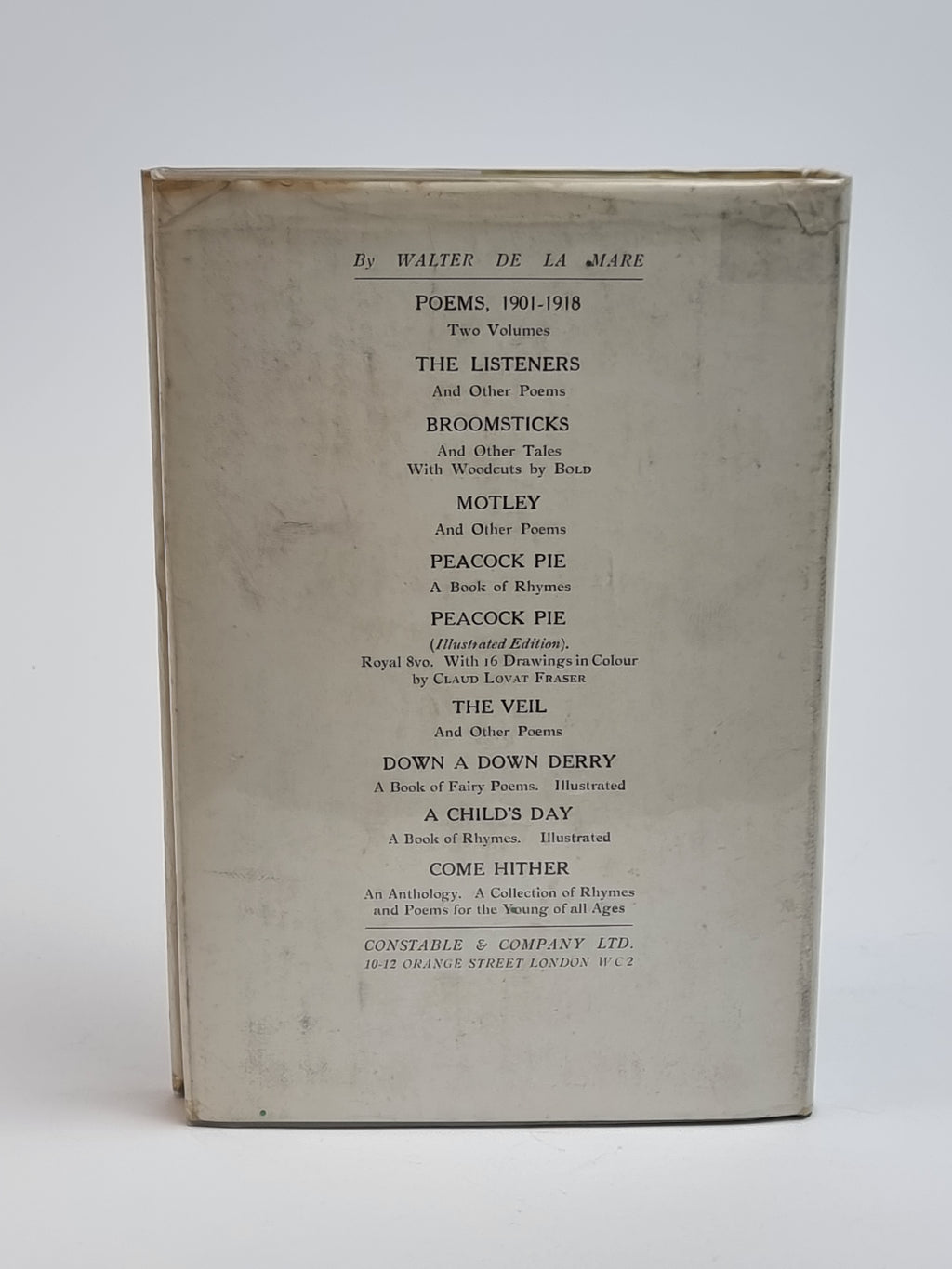 Stuff and Nonsense and So On, Walter de la Mare — 1st Edition