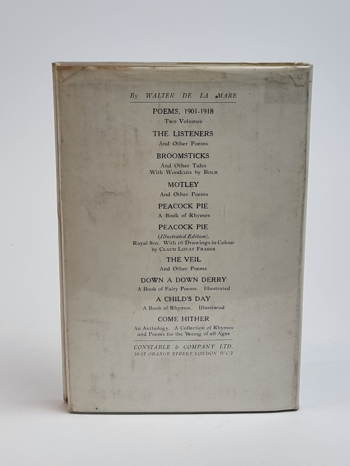 Stuff and Nonsense and So On, Walter de la Mare — 1st Edition