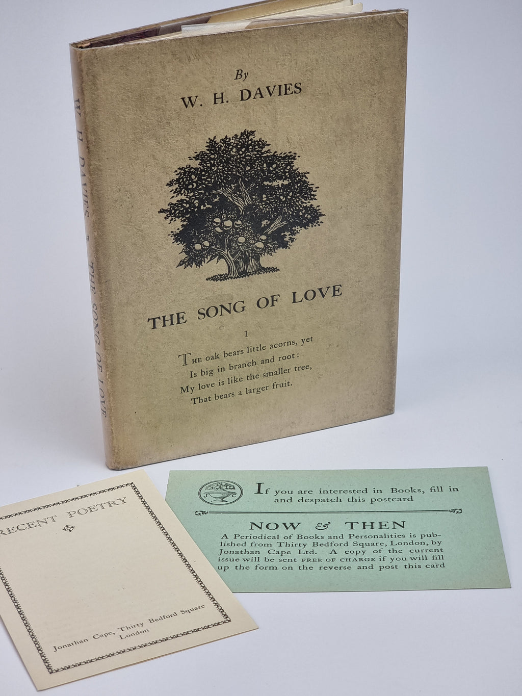 The Song of Love, W. H. Davies — 1st Edition