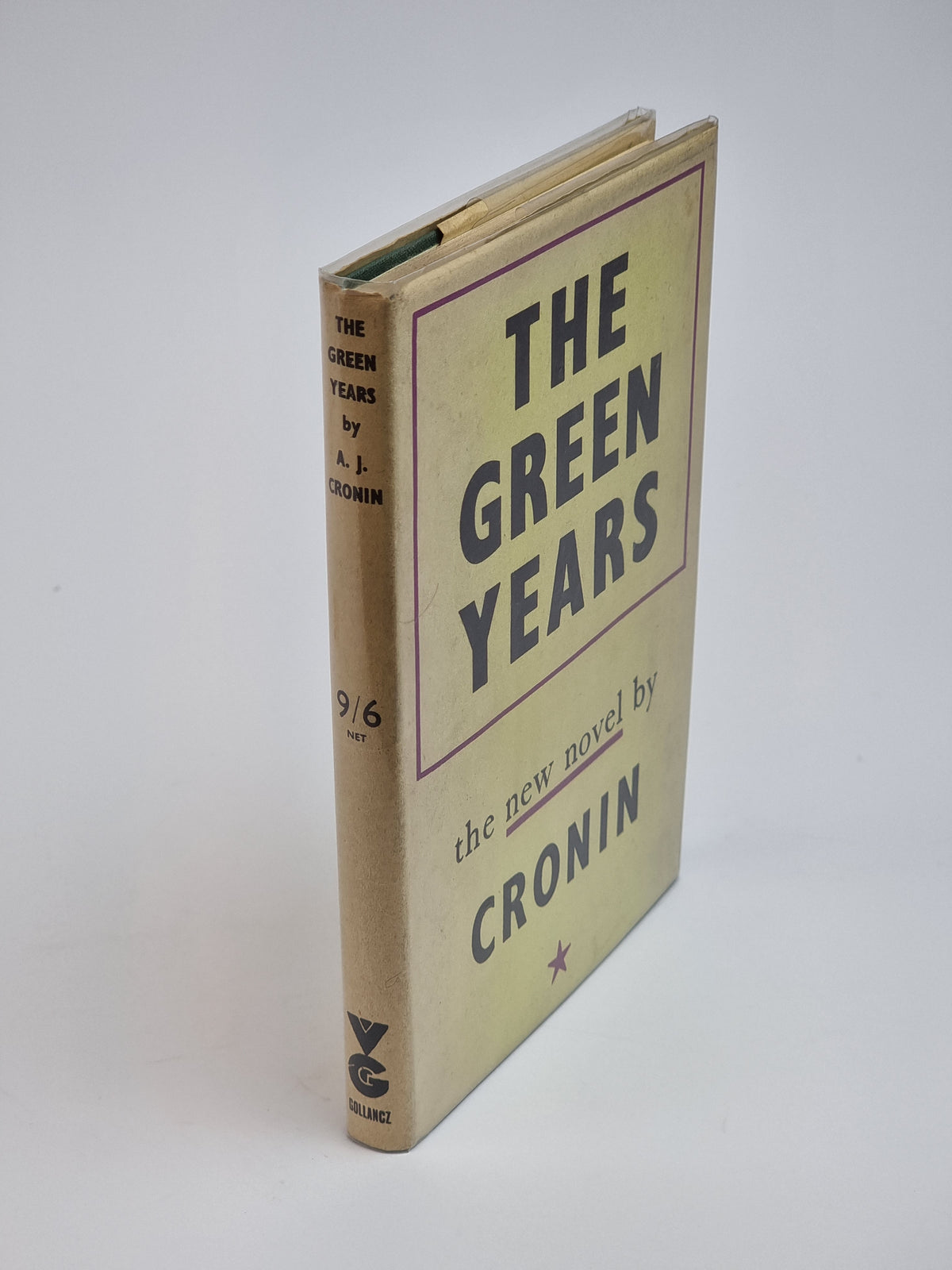 The Green Years, A. J. Cronin — 1st Edition