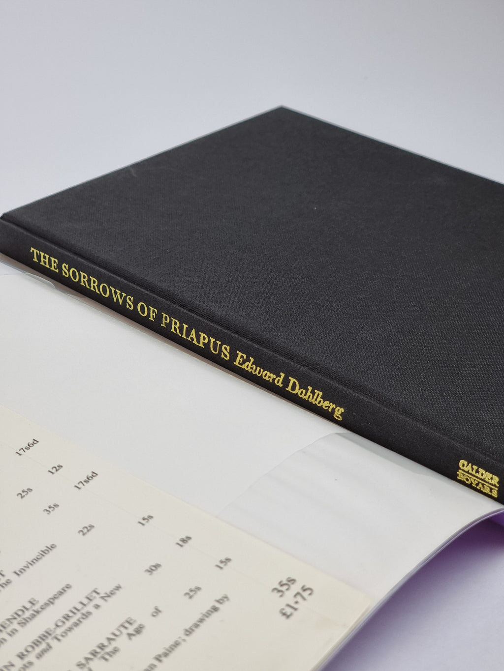 The Sorrows of Priapus, Edward Dahlberg — 1st Edition