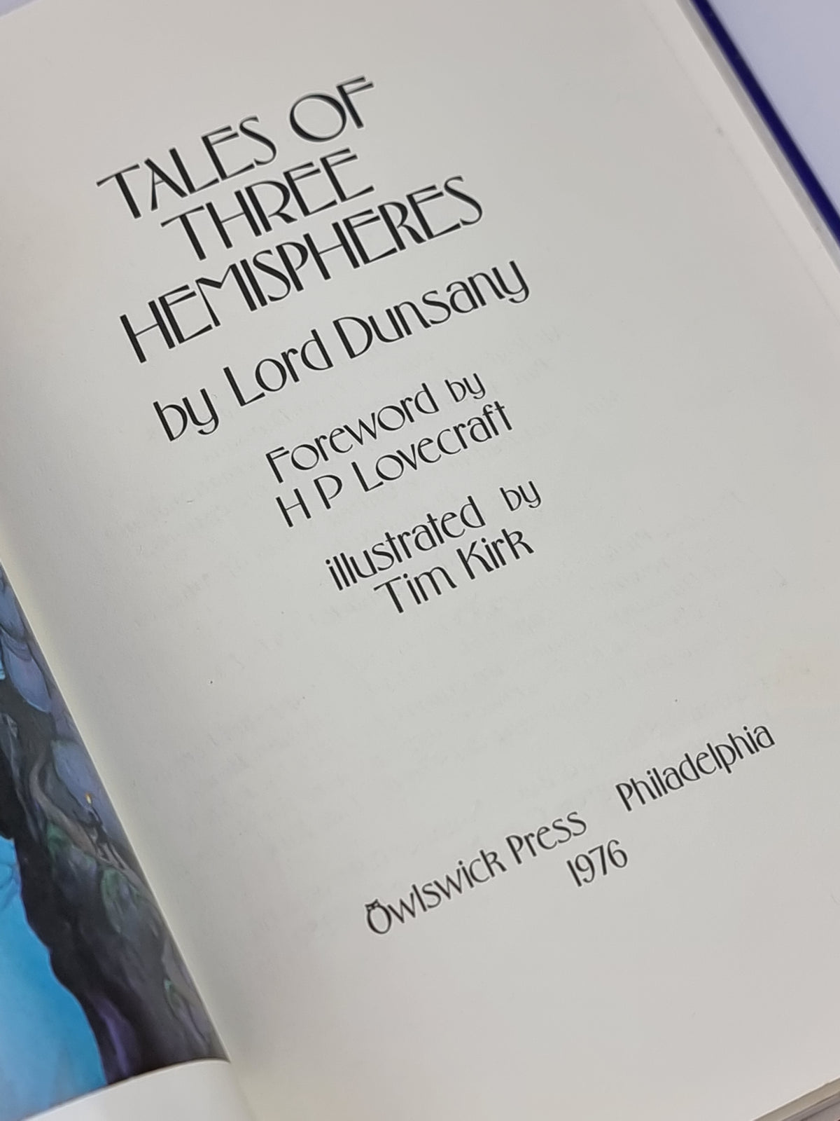 Tales of Three Hemispheres, Lord Dunsany