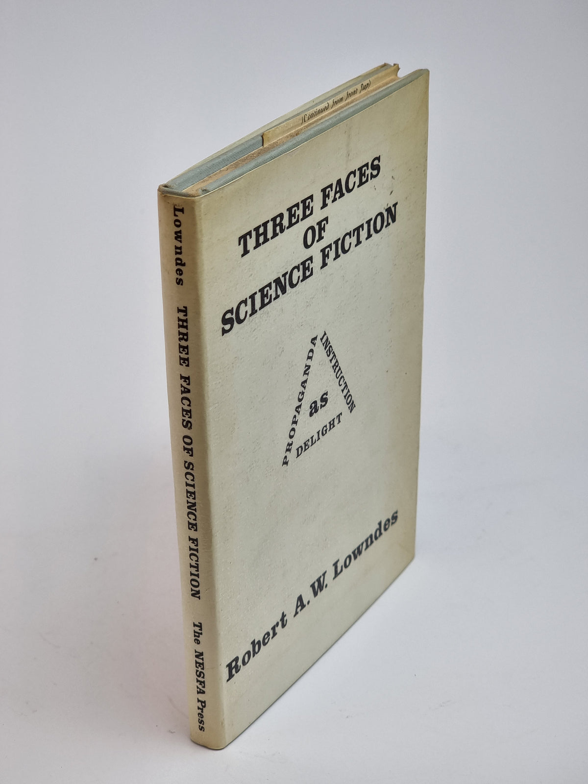 Three Faces of Science Fiction, Robert A. W. Lowndes — 1st Edition
