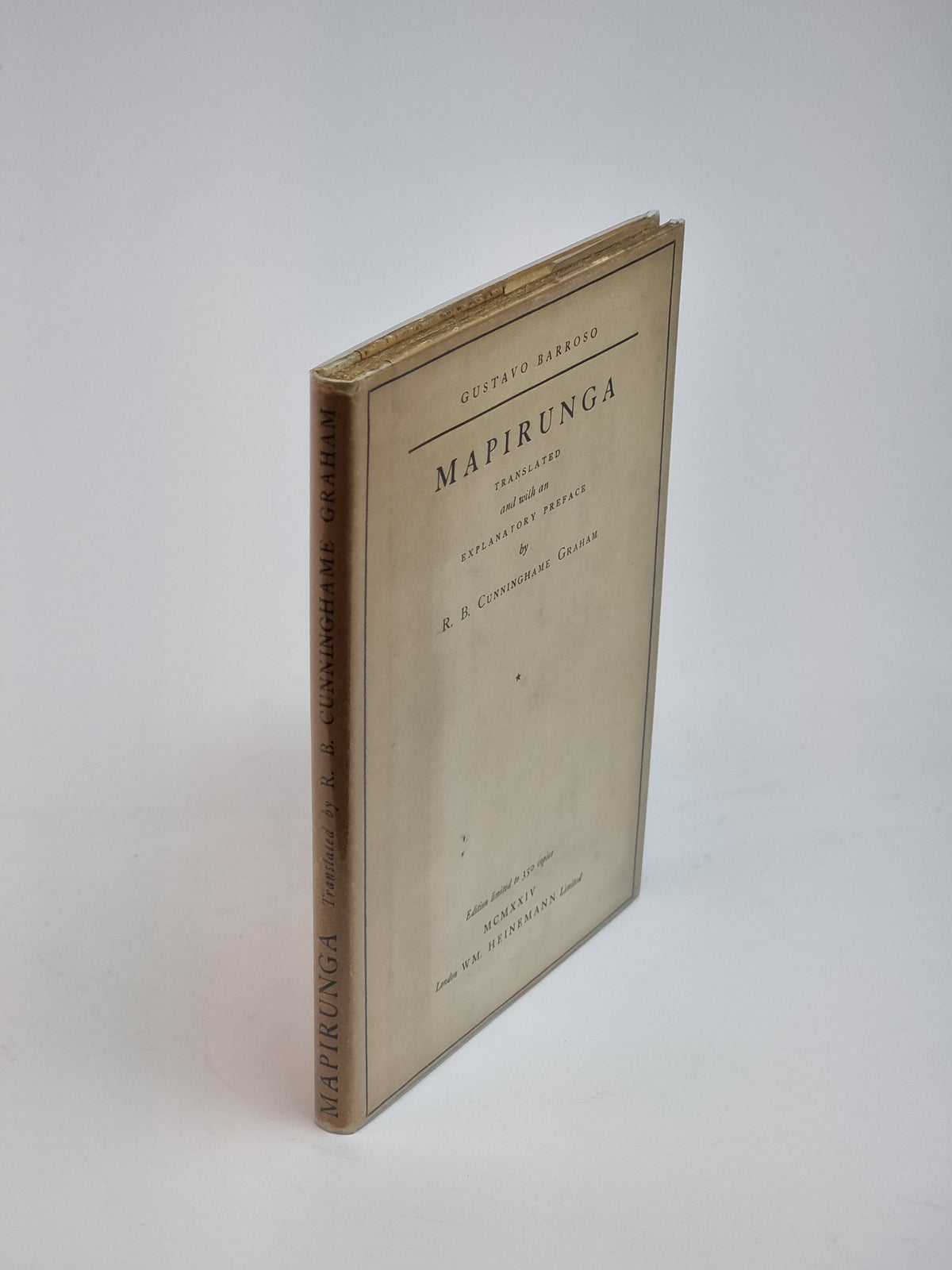Mapirunga, Gustavo Barroso — 1st Edition, Limited