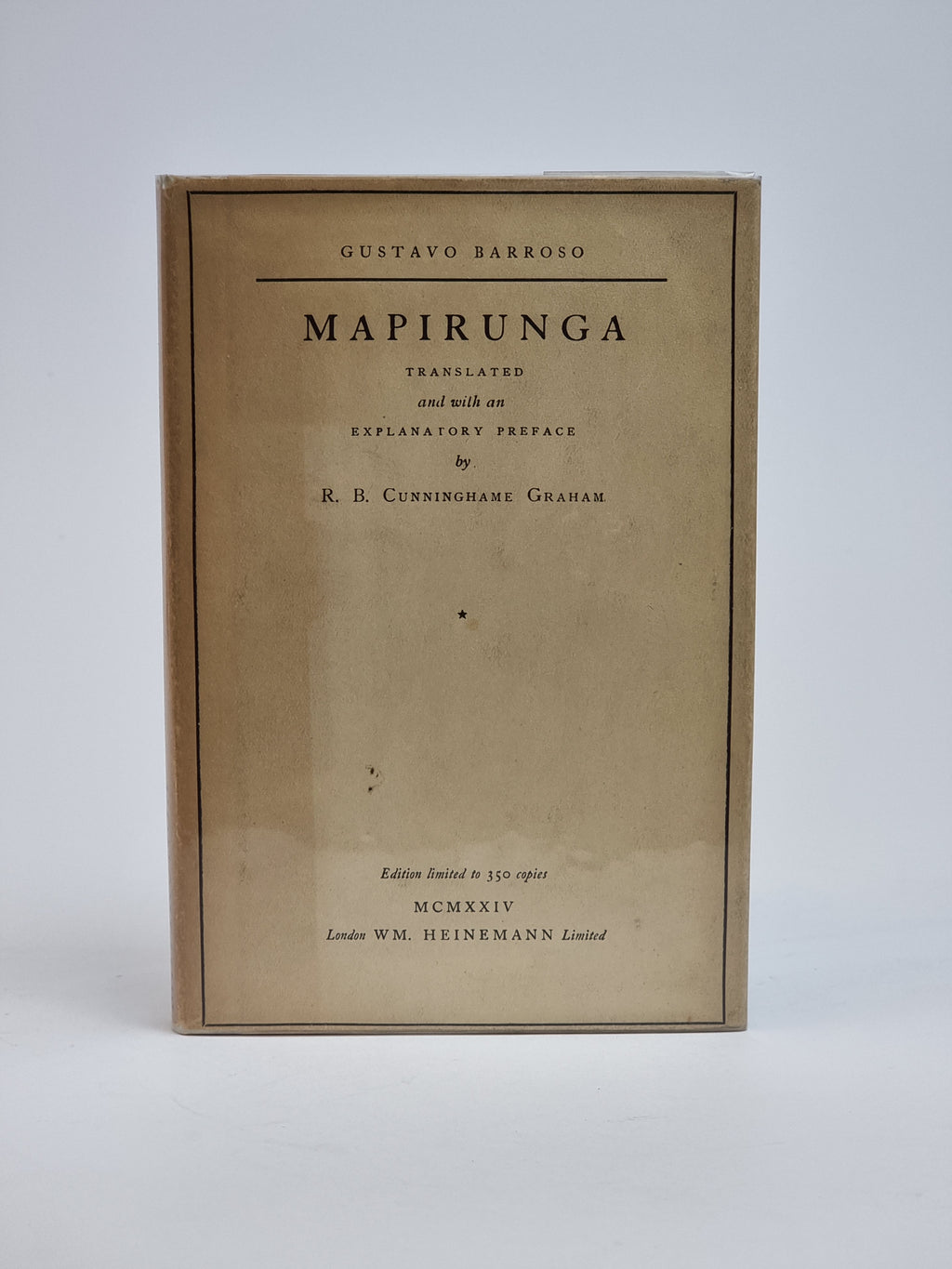 Mapirunga, Gustavo Barroso — 1st Edition, Limited