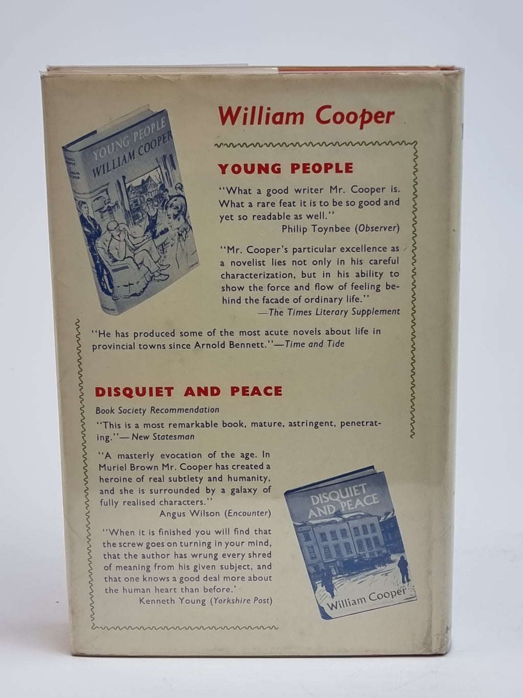 Scenes from Married Life, William Cooper — 1st Edition