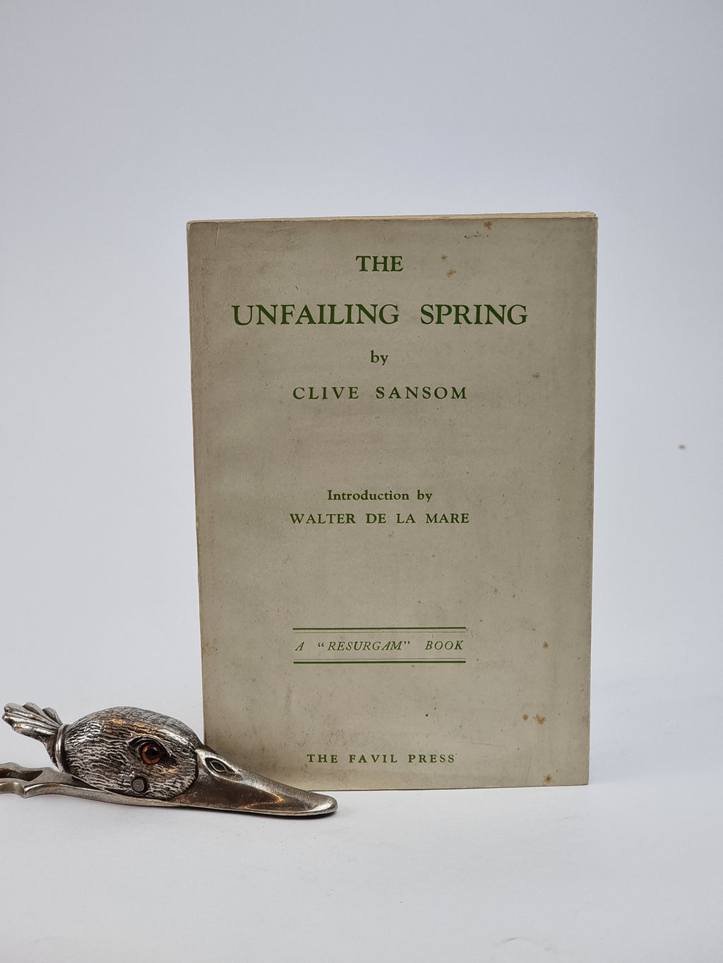 The Unfailing Spring, Clive Sansom — 1st Edition