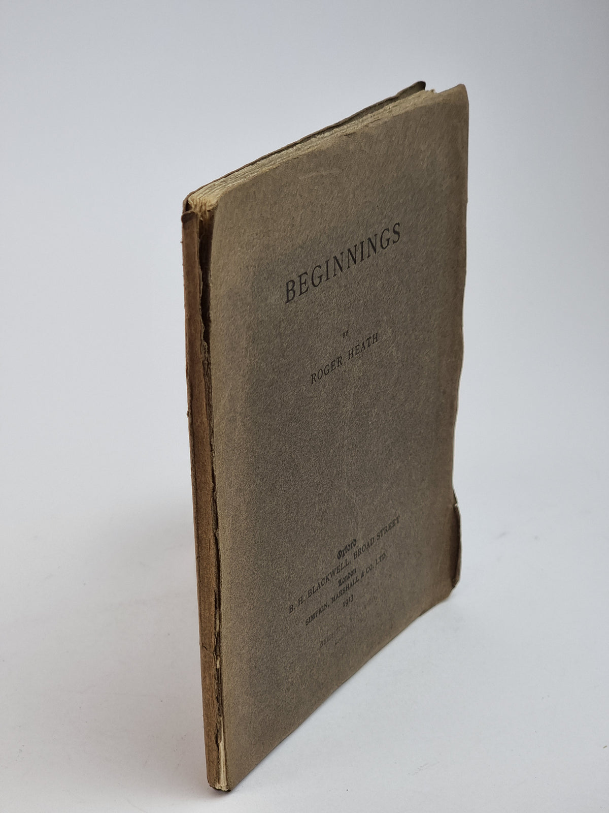 Beginnings, Roger Heath — 1st Edition