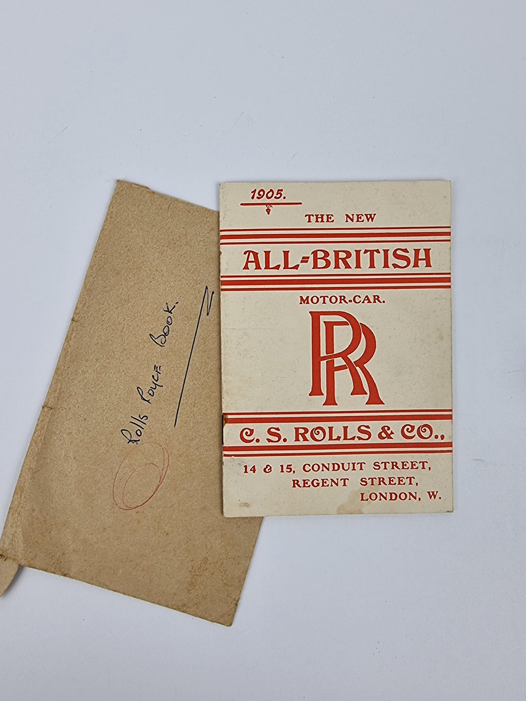 The New All-British Motor-Car, C. S. Rolls & Co. — 1st Edition (January 1905 First State)