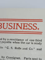 The New All-British Motor-Car, C. S. Rolls & Co. — 1st Edition (January 1905 First State)