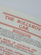 The New All-British Motor-Car, C. S. Rolls & Co. — 1st Edition (January 1905 First State)