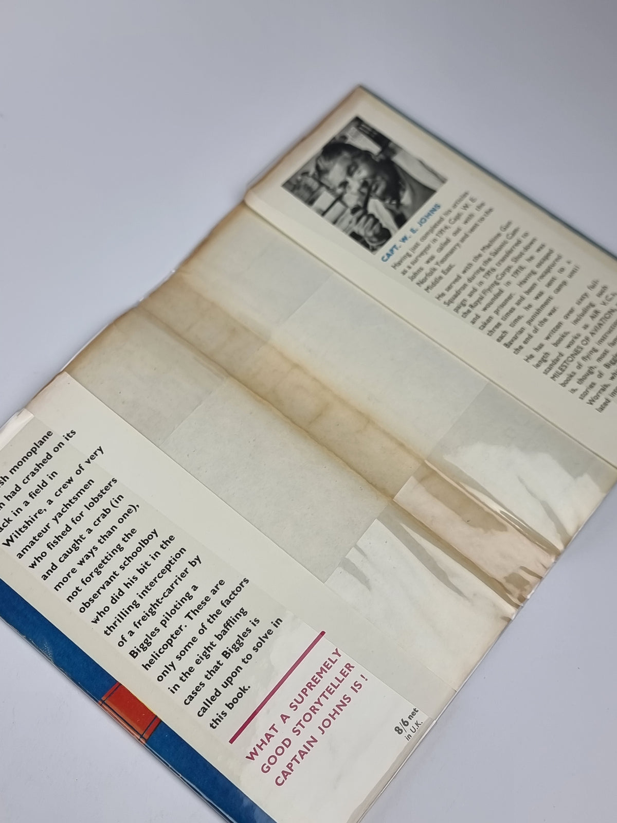 Biggles Investigates, Captain W. E. Johns — 1st Edition