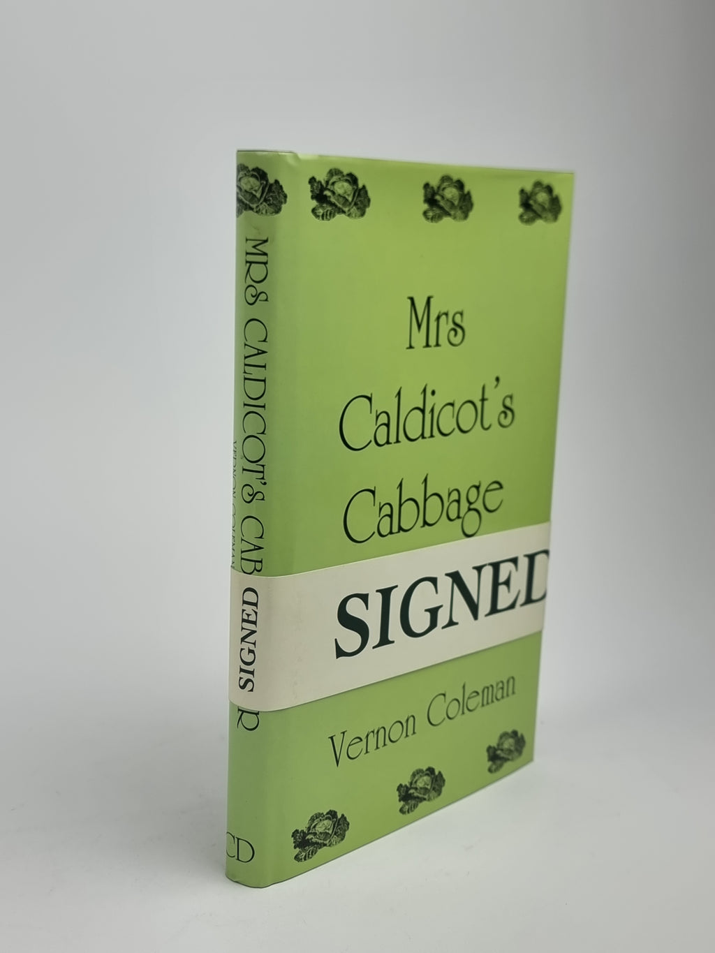 Mrs Caldicot's Cabbage War, Vernon Coleman — 1st Edition, Signed