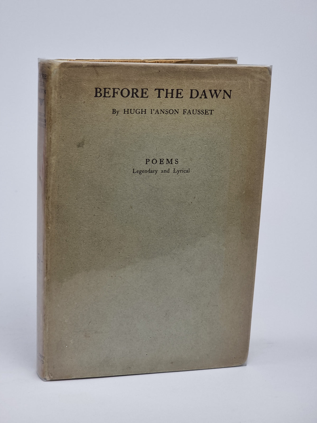 Before the Dawn: Poems Legendary and Lyrical, Hugh I'Anson Fausset