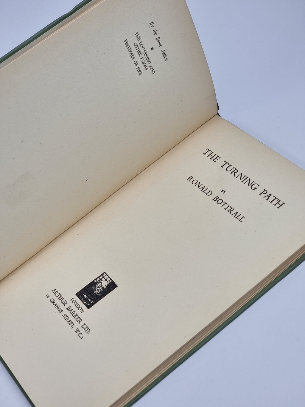 The Turning Path, Ronald Bottrall — 1st Edition