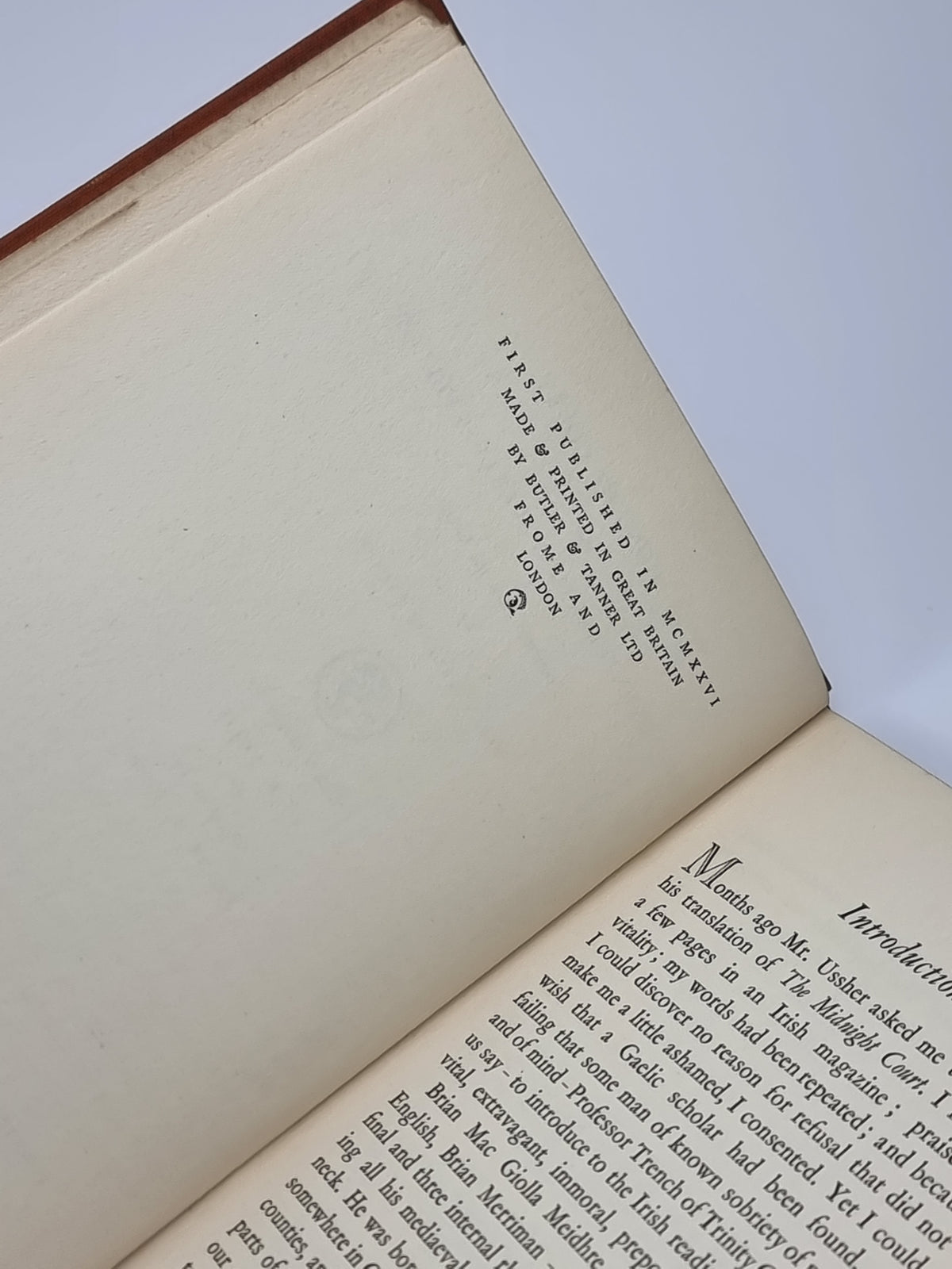 The Midnight Court and The Adventures of a Luckless Fellow, Brian Merriman