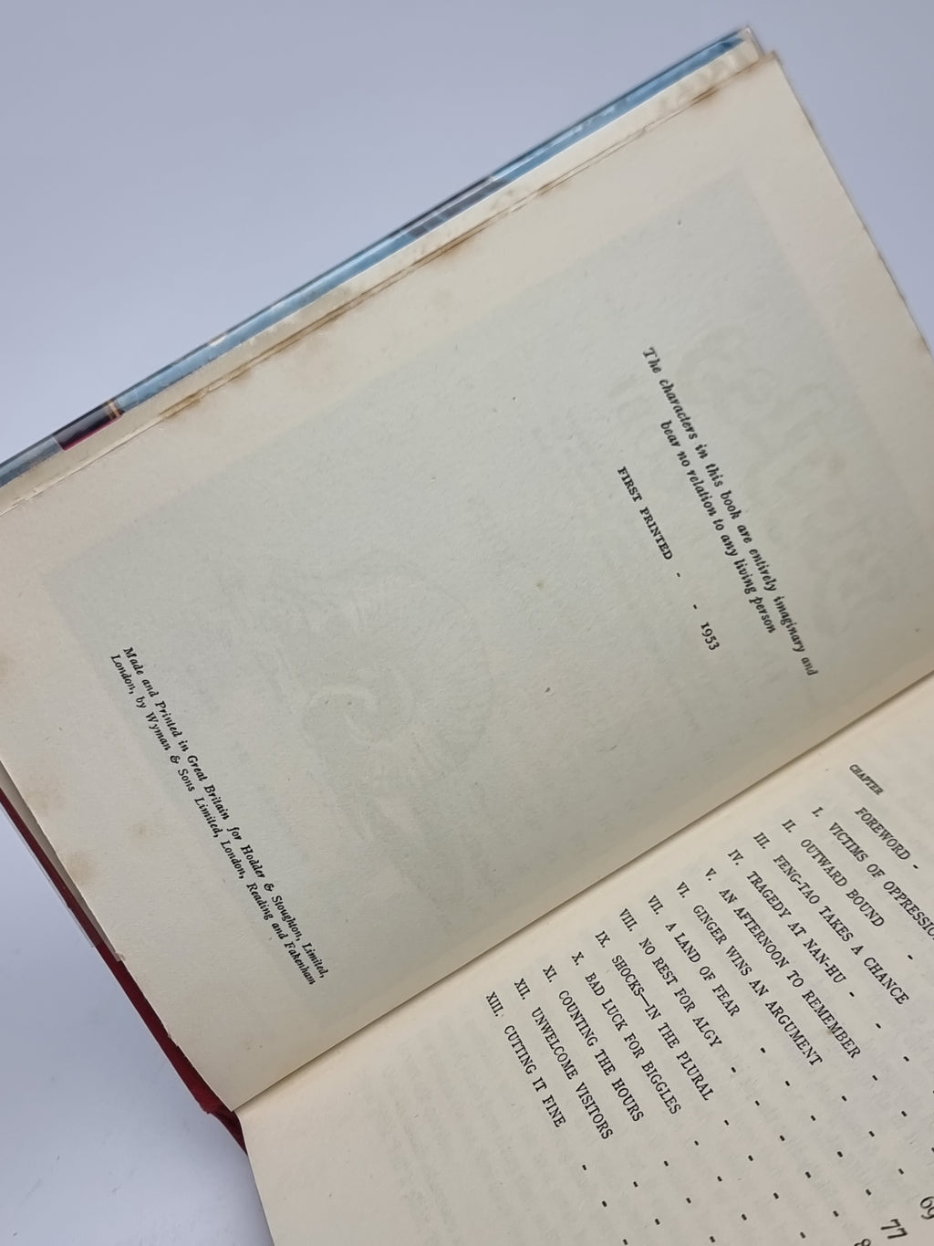 Biggles in the Gobi, Captain W. E. Johns — 1st Edition