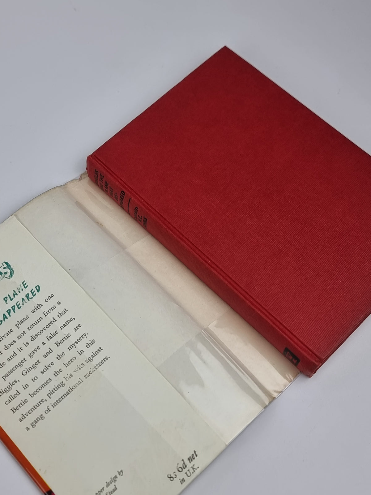 Biggles and the Plane That Disappeared, Captain W. E. Johns — 1st Edition