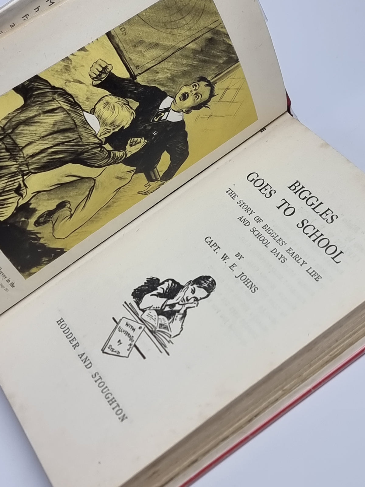 Biggles Goes to School, Captain W. E. Johns — 1st Edition
