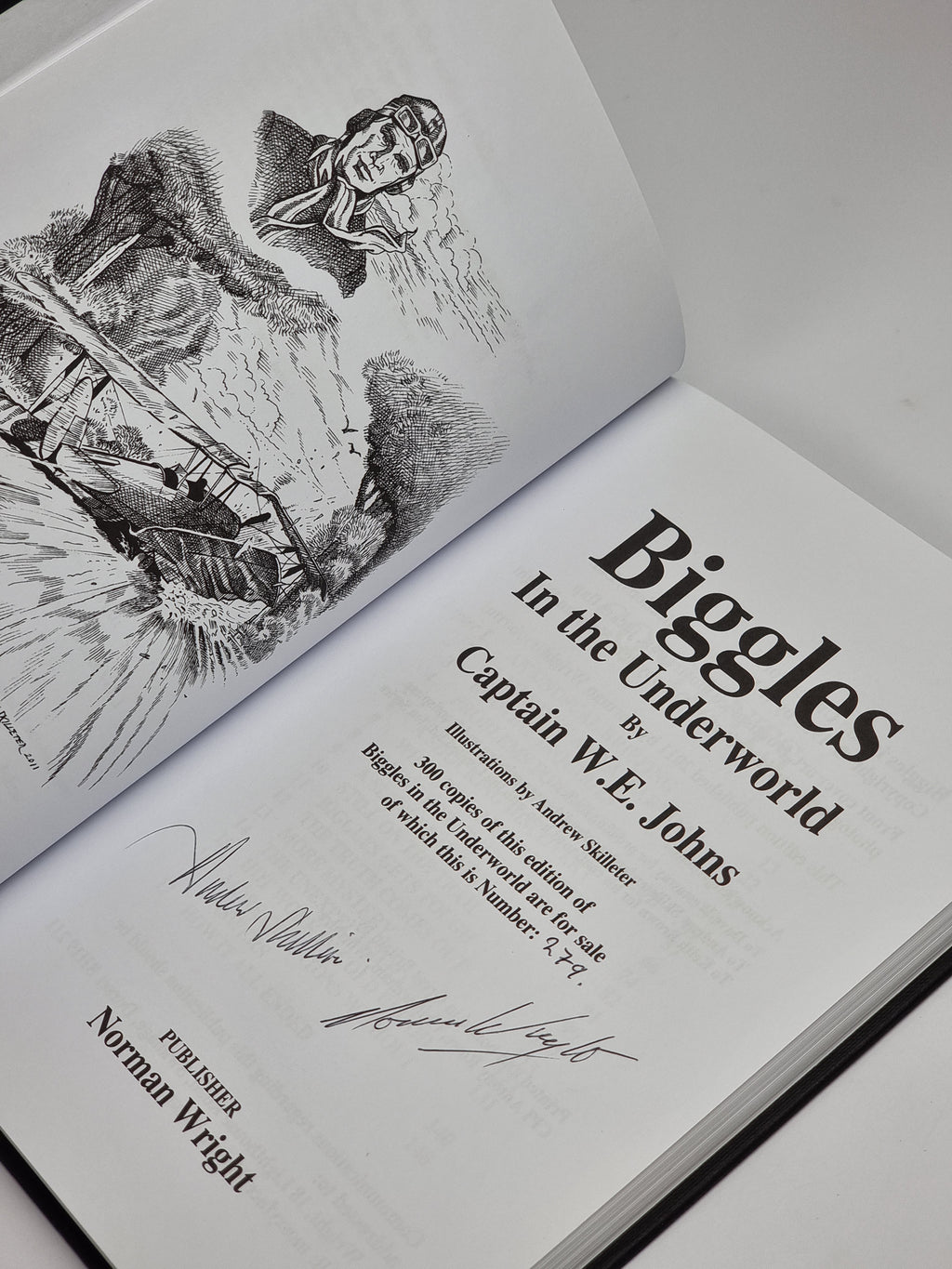 Biggles in the Underworld, Captain W.E. Johns — Limited Edition, Signed