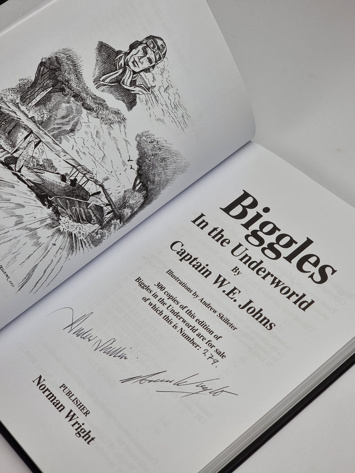 Biggles in the Underworld, Captain W.E. Johns — Limited Edition, Signed