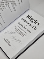 Biggles Learns to Fly, Captain W.E. Johns — 1st Edition, Limited, Signed