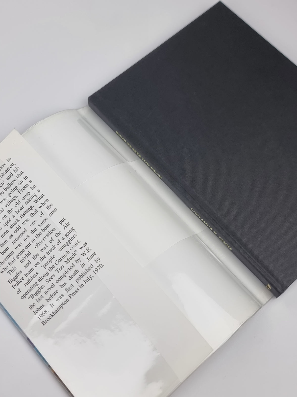 Biggles Sees Too Much, Captain W.E. Johns — Limited Edition, Signed