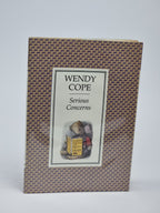 Serious Concerns, Wendy Cope — 1st Edition (Advance Proof)