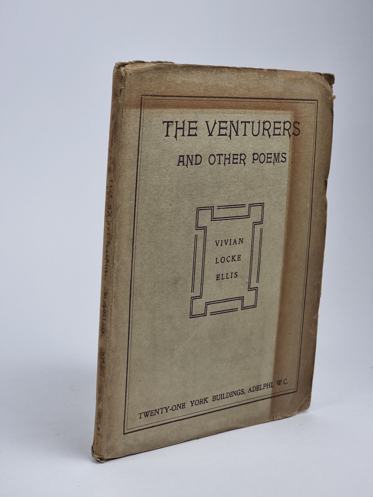 The Venturers and Other Poems, Vivian Locke Ellis — 1st Edition