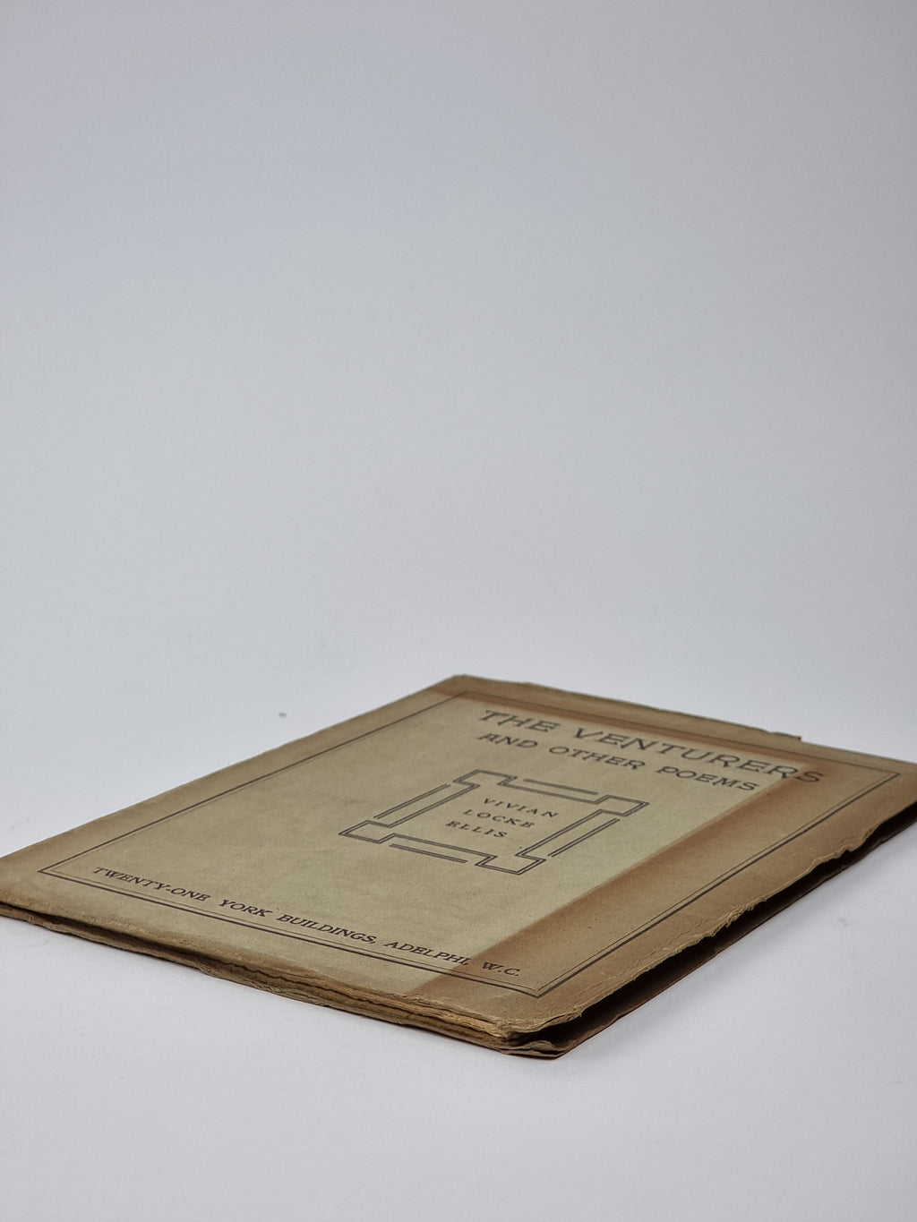 The Venturers and Other Poems, Vivian Locke Ellis — 1st Edition