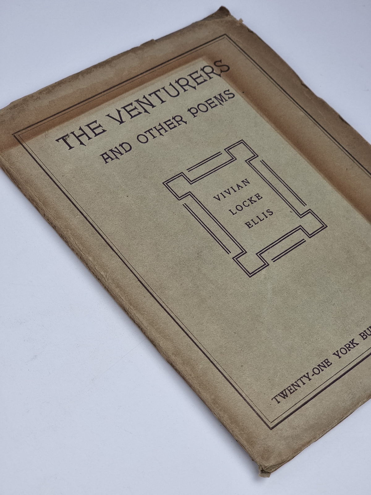 The Venturers and Other Poems, Vivian Locke Ellis — 1st Edition