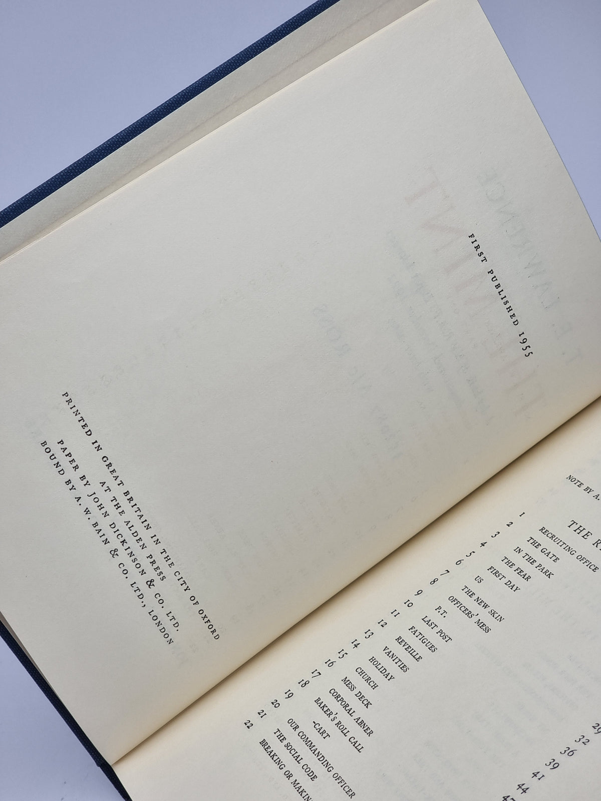 The Mint, T. E. Lawrence — 1st Edition