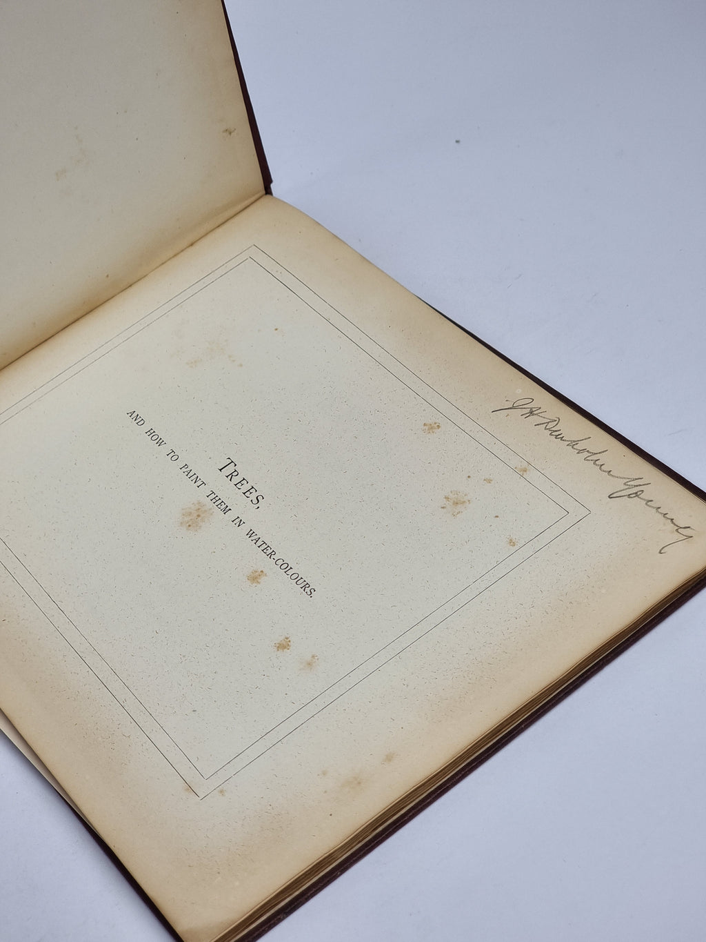 Trees, and How to Paint Them in Water-Colours, W. H. J. Boot — 1st Edition