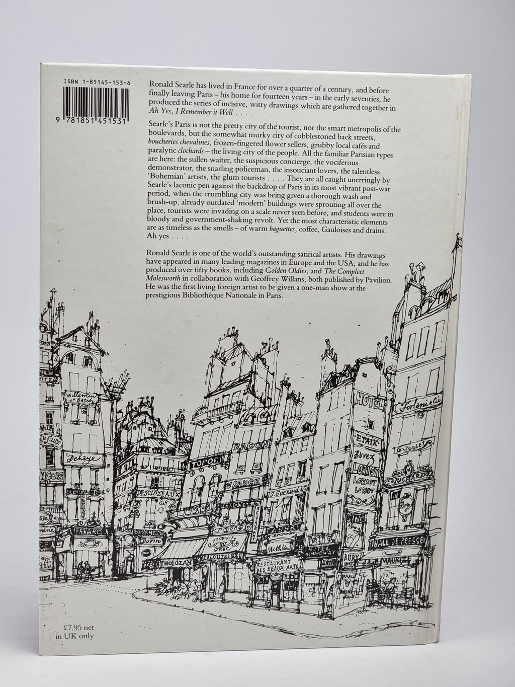 Ah Yes, I Remember It Well... Paris 1961-1975, Ronald Searle — 1st Ed