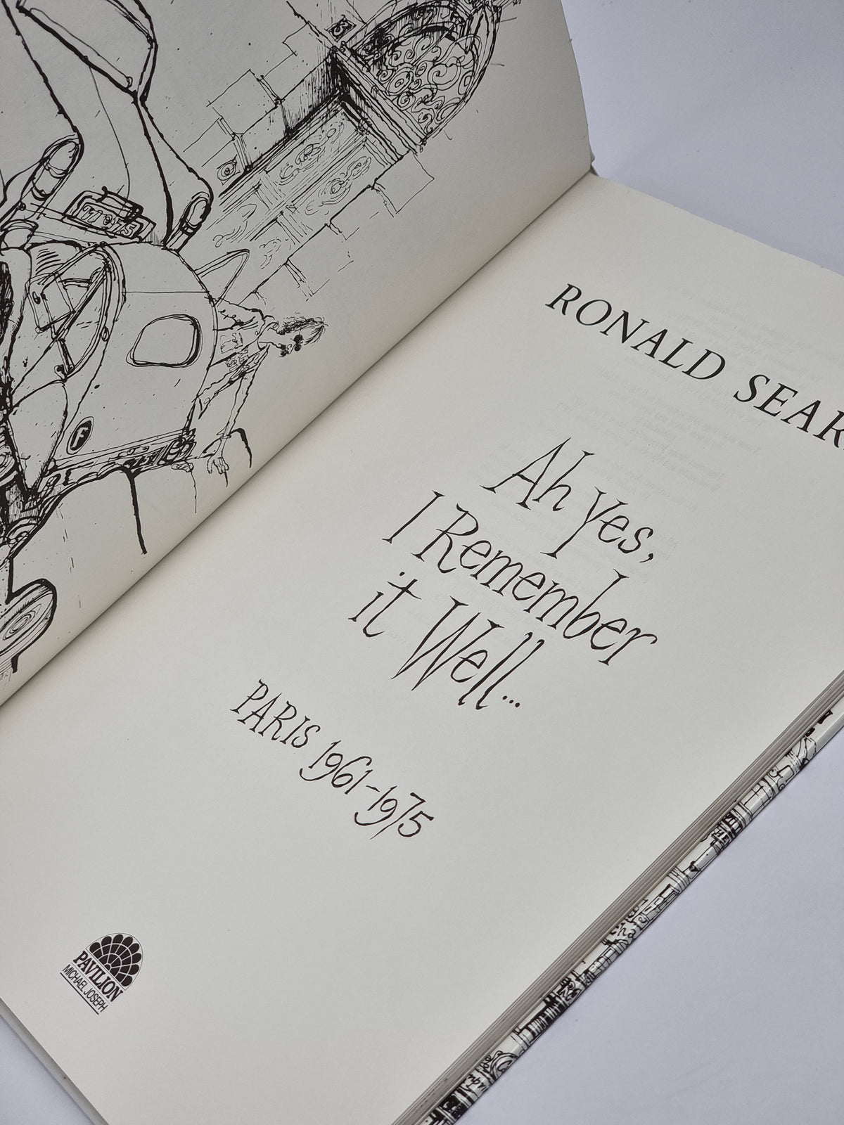 Ah Yes, I Remember It Well... Paris 1961-1975, Ronald Searle — 1st Ed