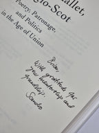 David Mallet, Anglo-Scot, Sandro Jung — 1st Edition, Signed