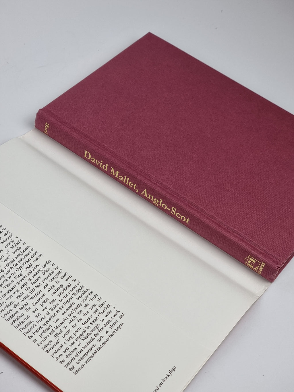 David Mallet, Anglo-Scot, Sandro Jung — 1st Edition, Signed