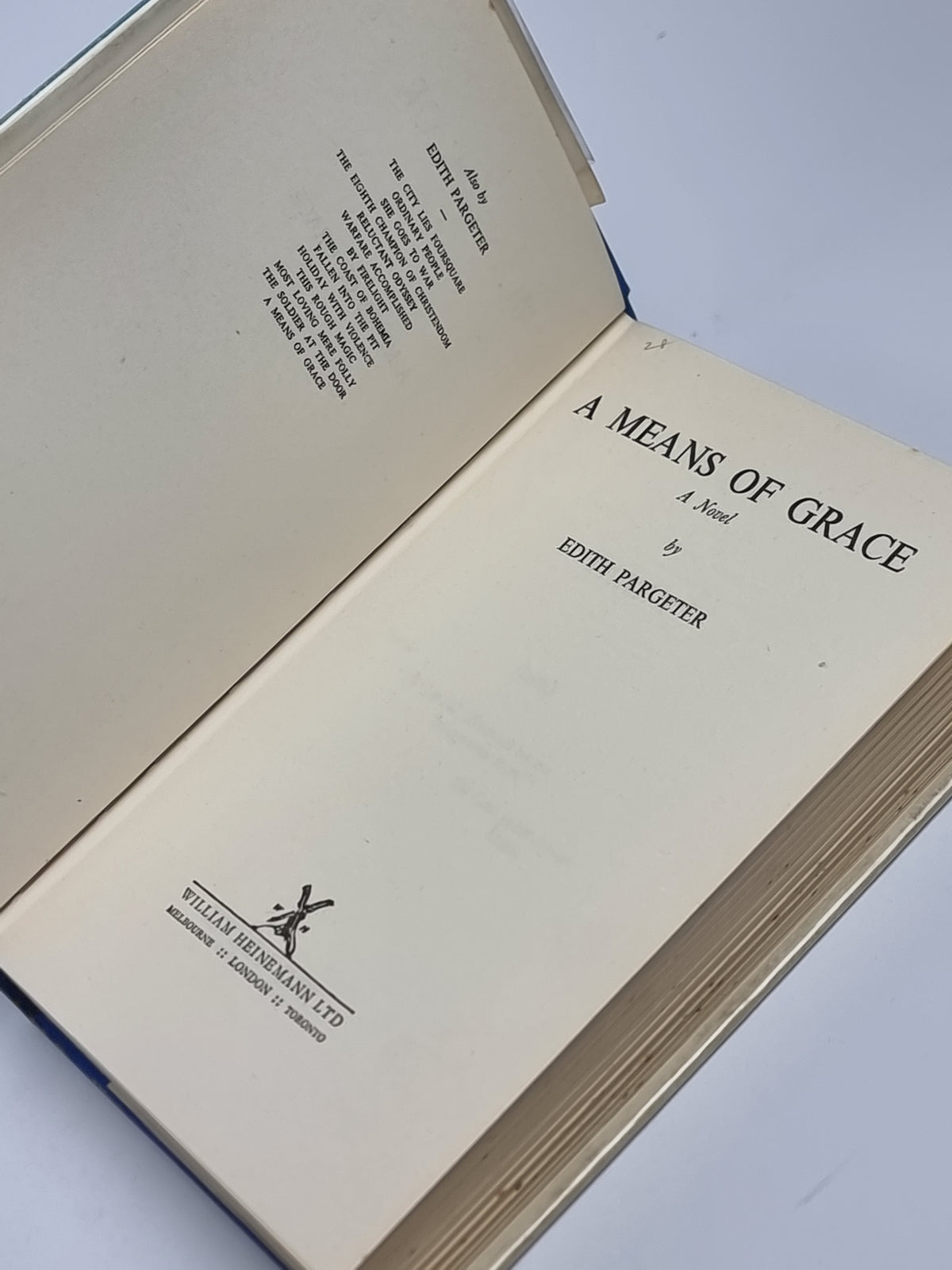 A Means of Grace, Edith Pargeter — 1st Edition