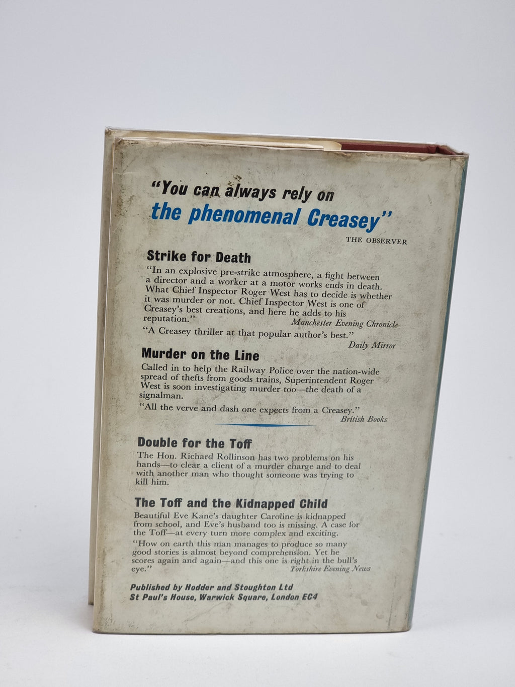 The Scene of the Crime, John Creasey — 1st Edition