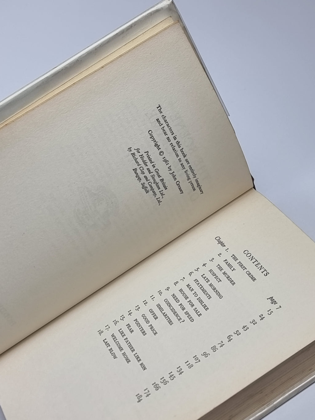 The Scene of the Crime, John Creasey — 1st Edition