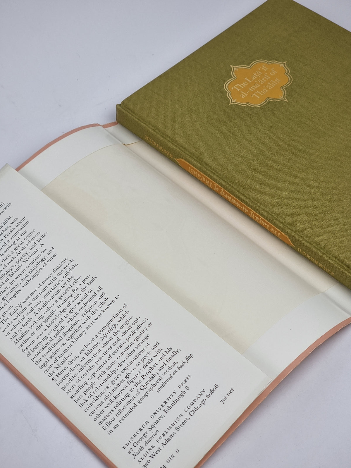 The Laṭā'if al-ma'ārif of Tha'ālibī — 1st Edition